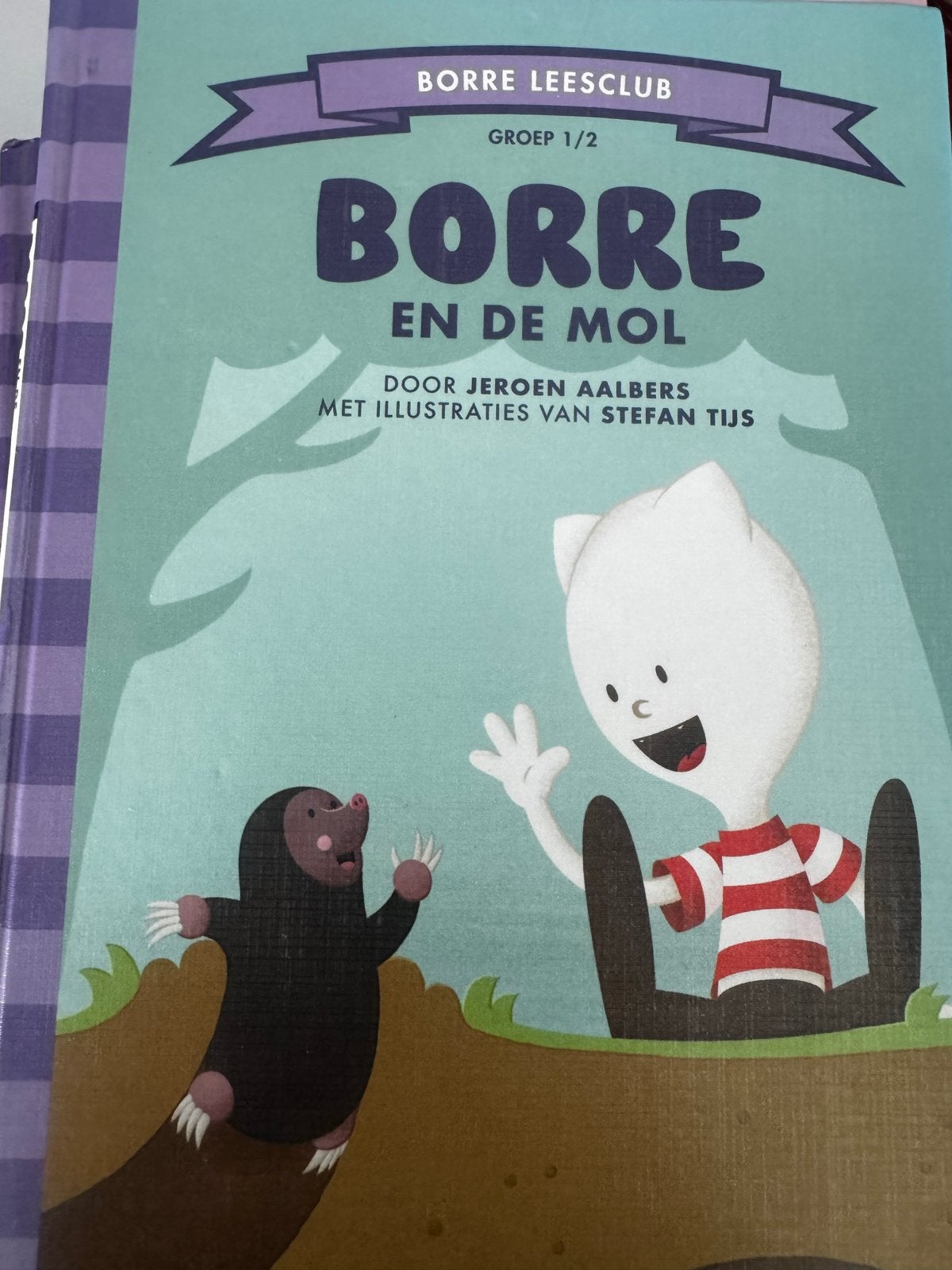 Borre en de Mol - Borre Leesclub Groep 1/2, Ophalen of Verzenden, Zo goed als nieuw, Fictie algemeen