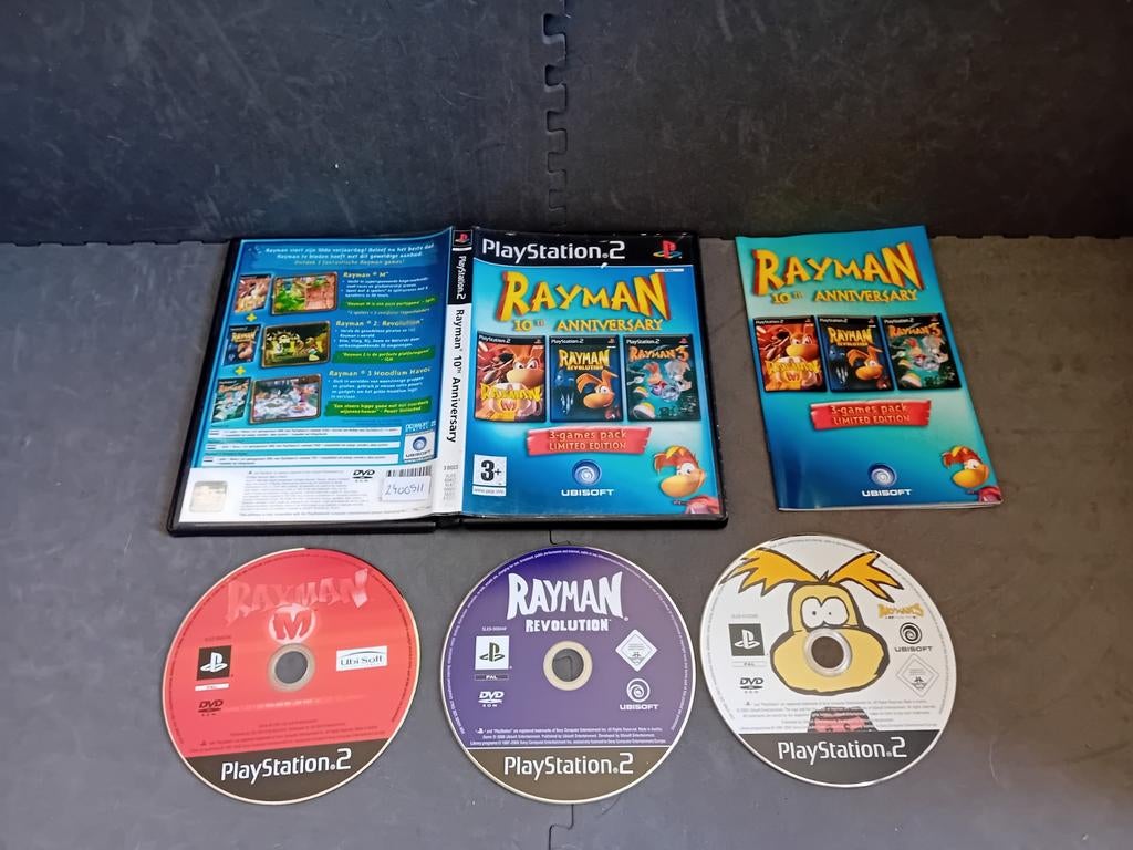 Playstation 2 spel Rayman M / Evolution / 3, Spelcomputers en Games, Avontuur en Actie, Gebruikt, ., 1 speler