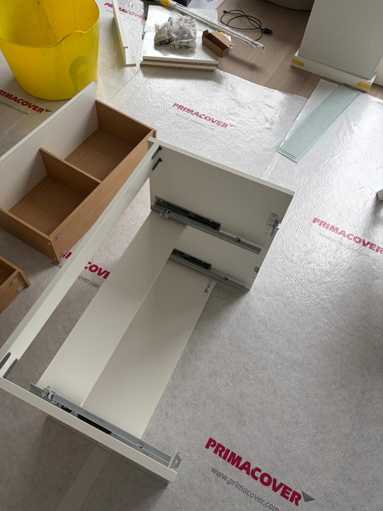 IKEA ÄNGSJÖN ladeblok wit, zo goed als nieuw, Ophalen, 50 tot 100 cm, Zo goed als nieuw, Met lade(s)