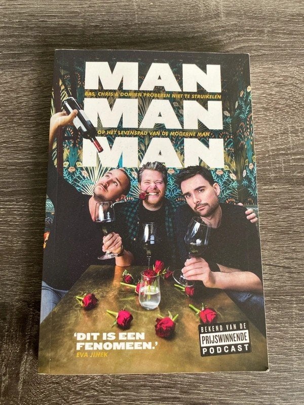 Man Man Man: Op het levenspad van de moderne man, Ophalen of Verzenden, Zo goed als nieuw, Bas Louissen, Chris Bergström, Domien Verschuuren