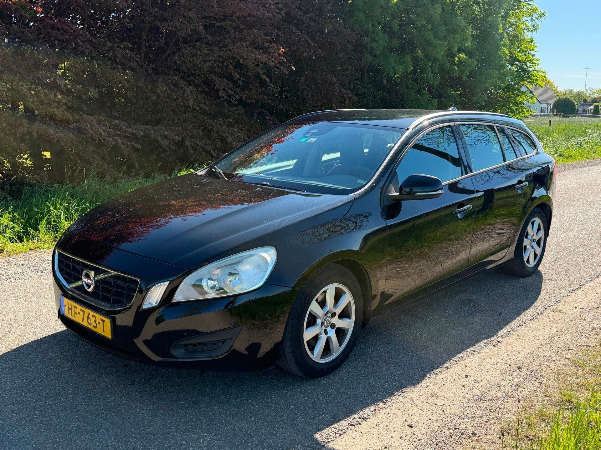 Volvo V60 1.6 DRIVe Kinetic D2 APK 06-2027 Airco, Voorwielaandrijving, Stof, Gebruikt, Zwart