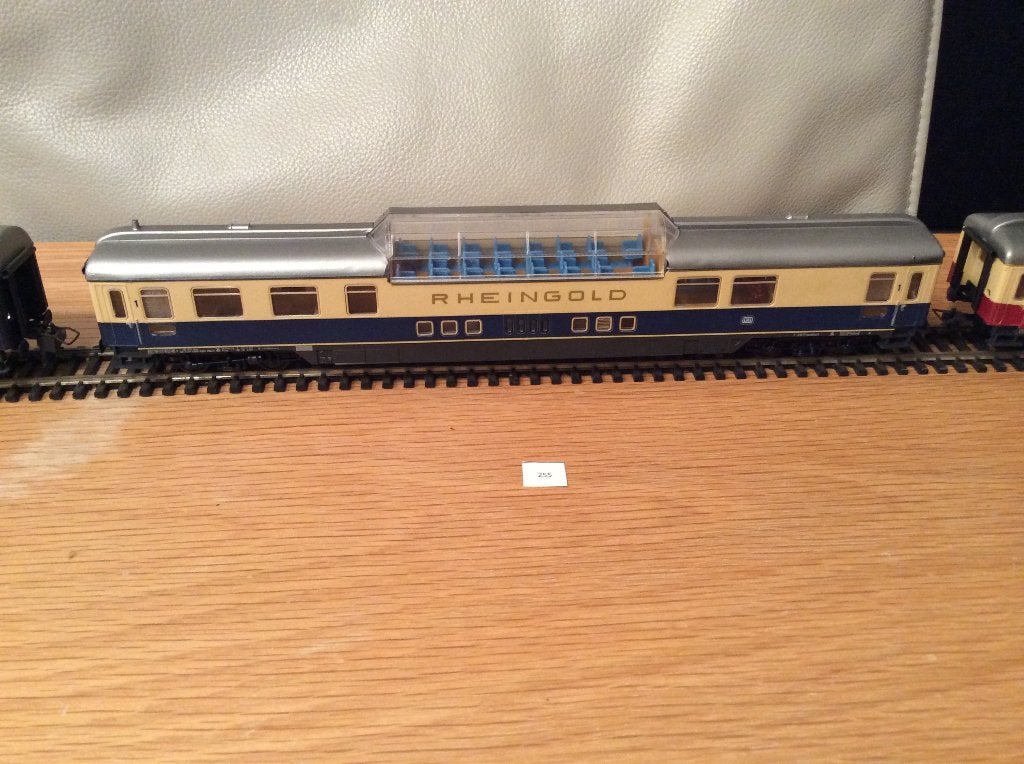 Rheingold rijtuigen set - vintage modelspoor, Gebruikt, Gelijkstroom of Wisselstroom, Wagon, Ophalen of Verzenden