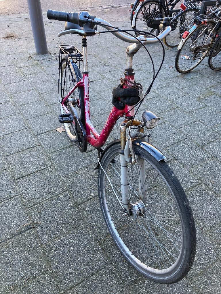 Stadfiets Mega Bike Lowland Alu City N7, Gebruikt, Versnellingen, 56 cm of meer, Ophalen