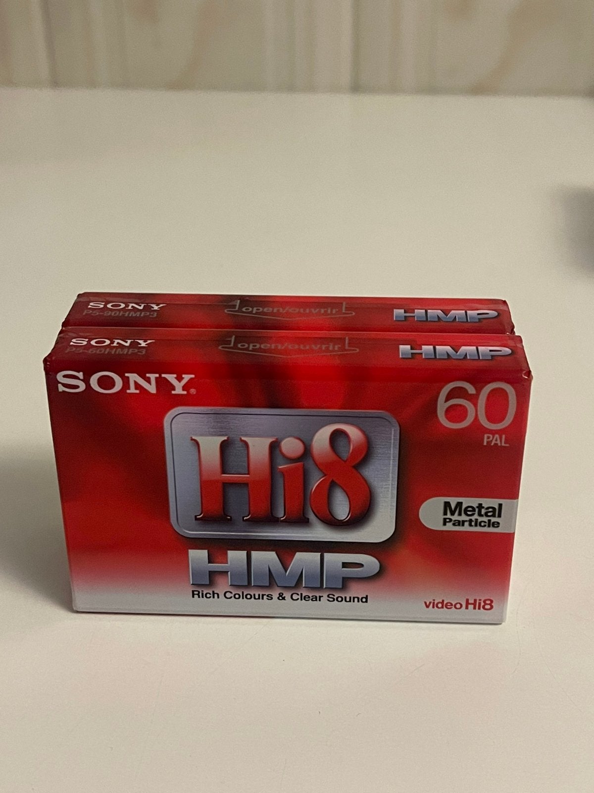 Sony Hi8 60PAL cassettebandjes, Ophalen of Verzenden, Zo goed als nieuw, Overige genres, 2 t/m 25 bandjes
