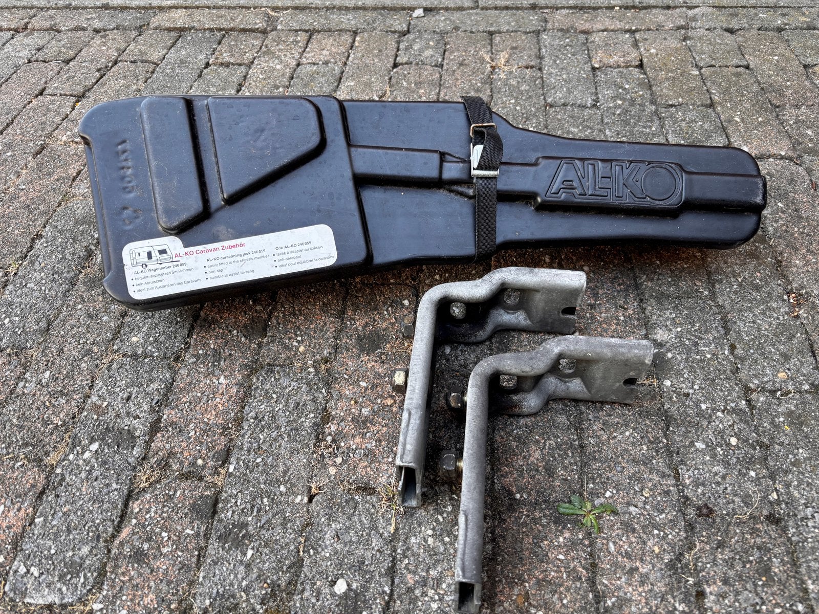 AL-KO Caravan Krik met Steunen - 246 059, Caravans en Kamperen, Caravan accessoires, Zo goed als nieuw, Ophalen