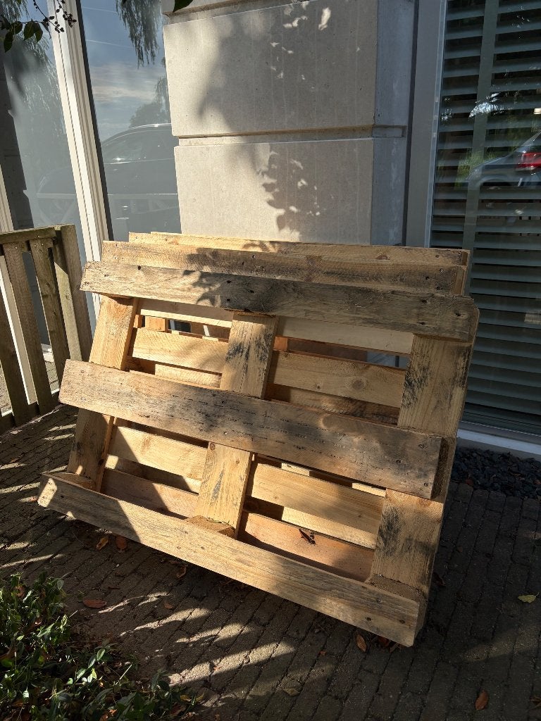 Pallets gratis, Ophalen, Gebruikt, Pallet, Minder dan 200 cm