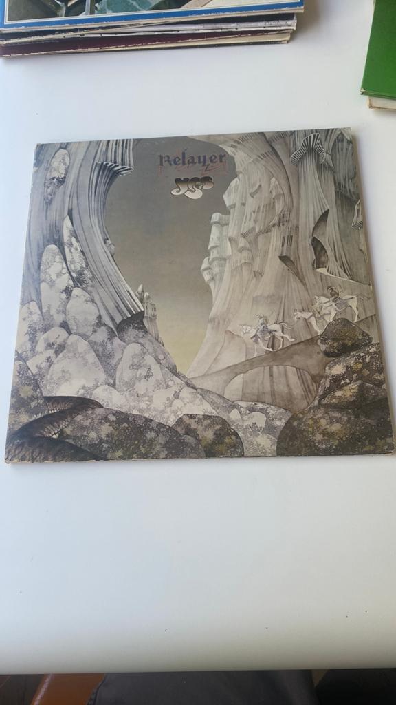 Lp yes, relayer, Ophalen of Verzenden, Gebruikt, Overige formaten, Progressive