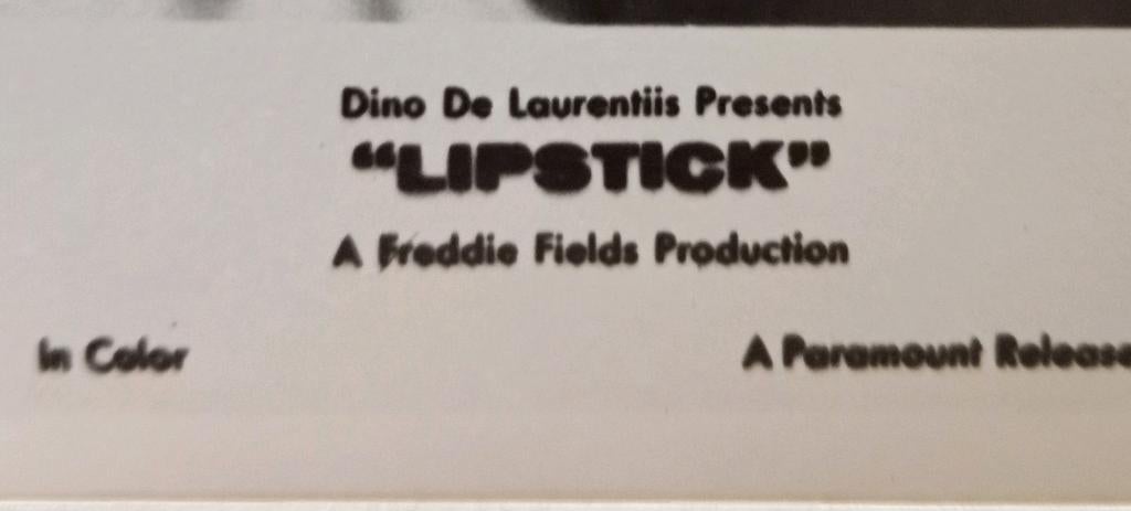 Originele filmfoto Lipstick (1976) - Zeldzaam!, Verzamelen, Gebruikt, ., Ophalen of Verzenden, Foto of Kaart