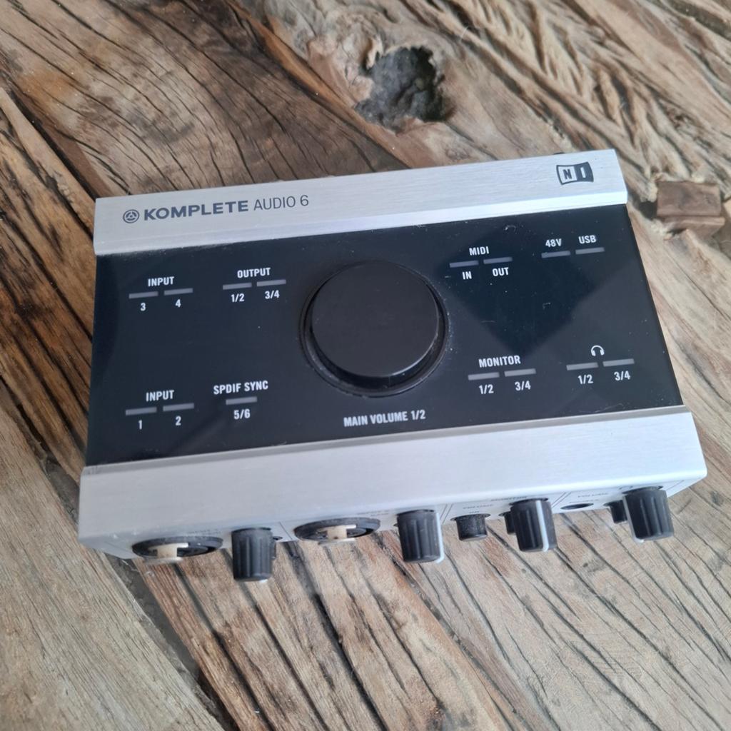 Native Instruments Komplete Audio 6 Audio Interface, Ophalen of Verzenden, Gebruikt