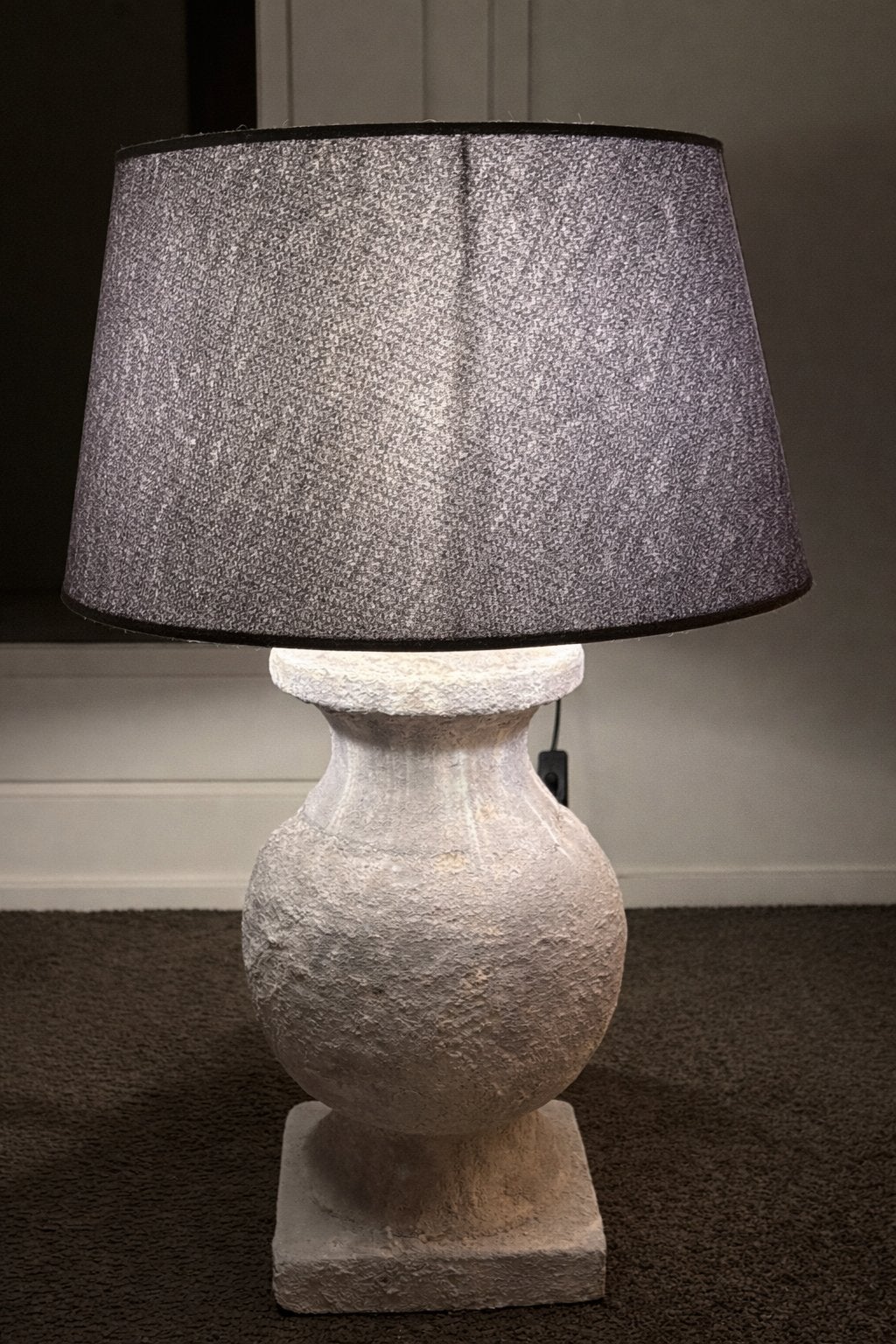 Stoere lamp, Huis en Inrichting, Grijs, Ophalen, Gebruikt, 62 cm