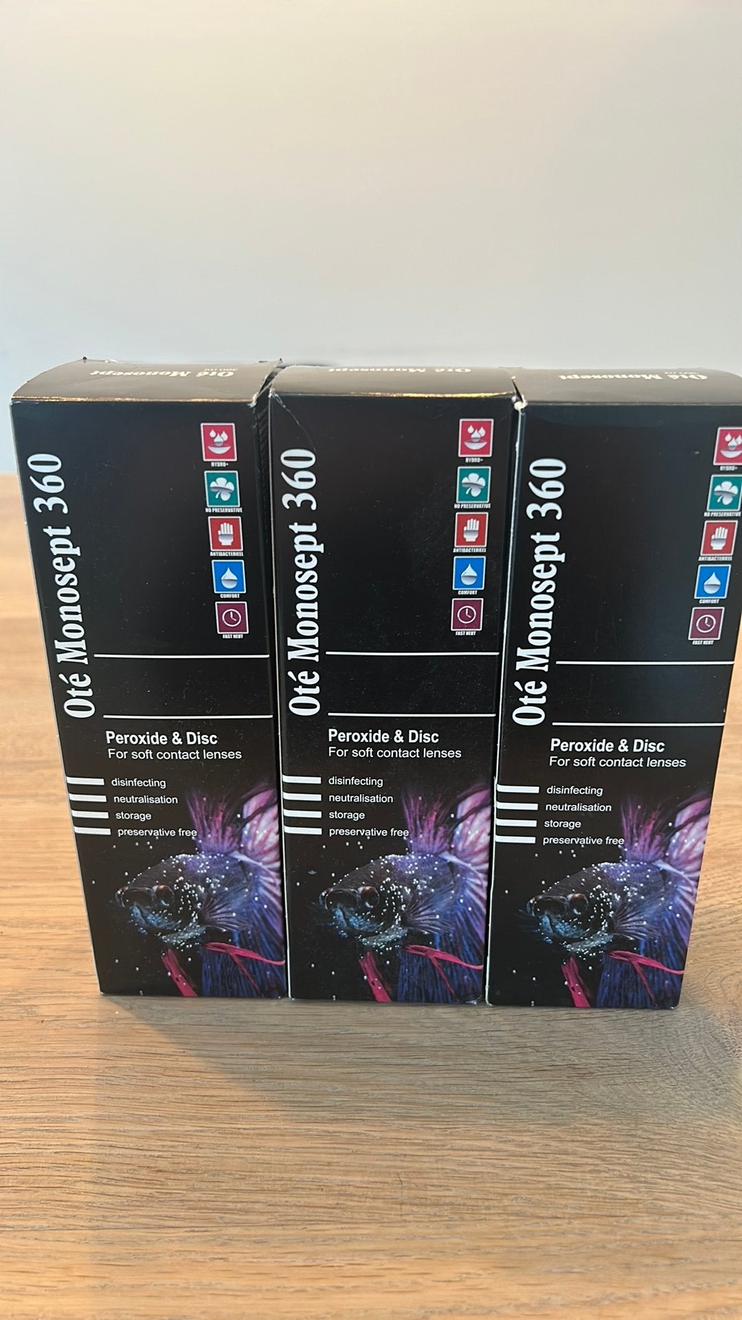 Ote monosept 360 peroxide & disc, Ophalen of Verzenden, Zo goed als nieuw, Zwart, Ogen