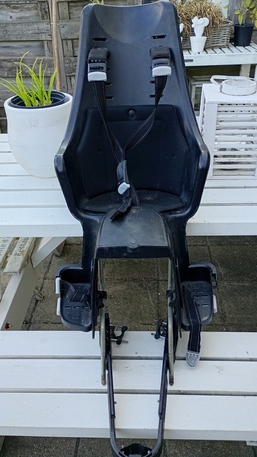 Bobike Achterzitje voor fiets - Zwart, Achterzitje, 9 t/m 18 kg, Ophalen of Verzenden, Bobike