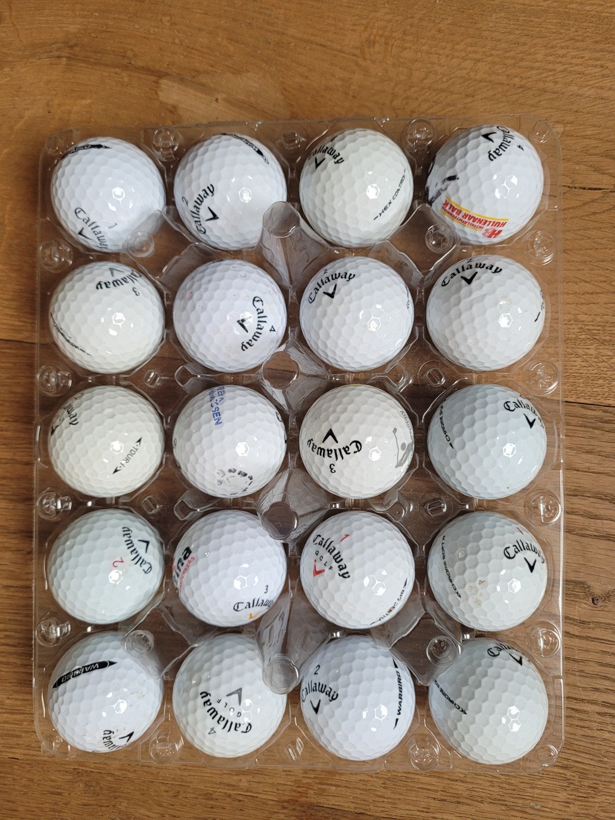 20 Callaway golfballen, Ophalen of Verzenden, Gebruikt, Bal(len), Callaway