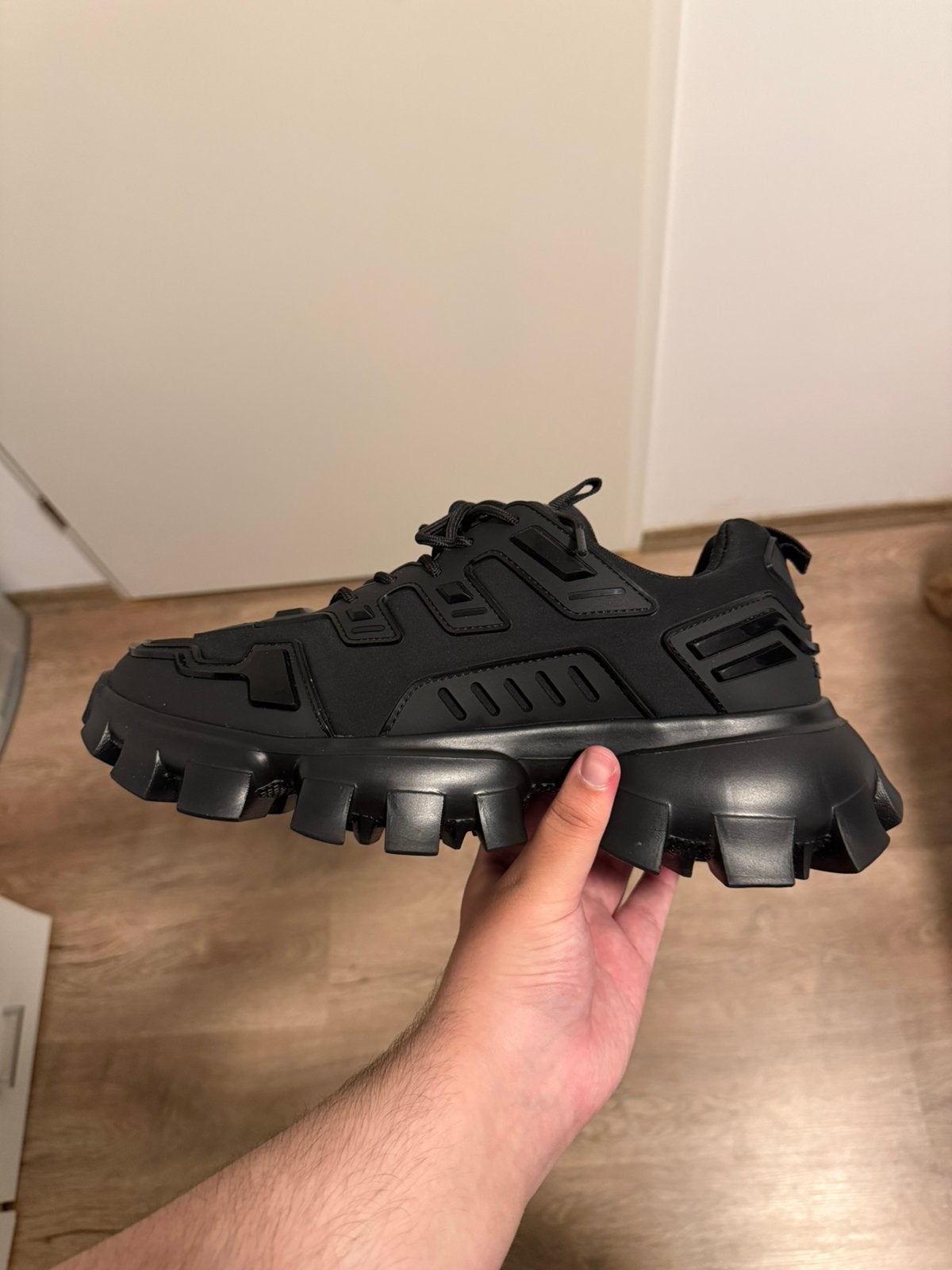 Steve Madden Prize Sneakers Laag Zwart Maat 44 Heren!, Ophalen, Zwart, Nieuw, Sneakers of Gympen