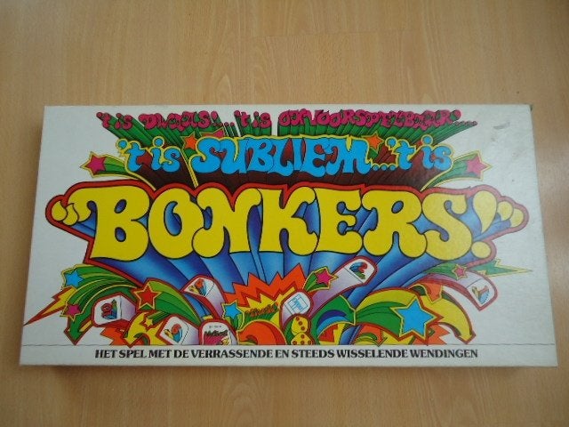 Bonkers, vintage Clipper bordspel, Hobby en Vrije tijd, Gezelschapsspellen | Bordspellen, Een of twee spelers, Ophalen of Verzenden