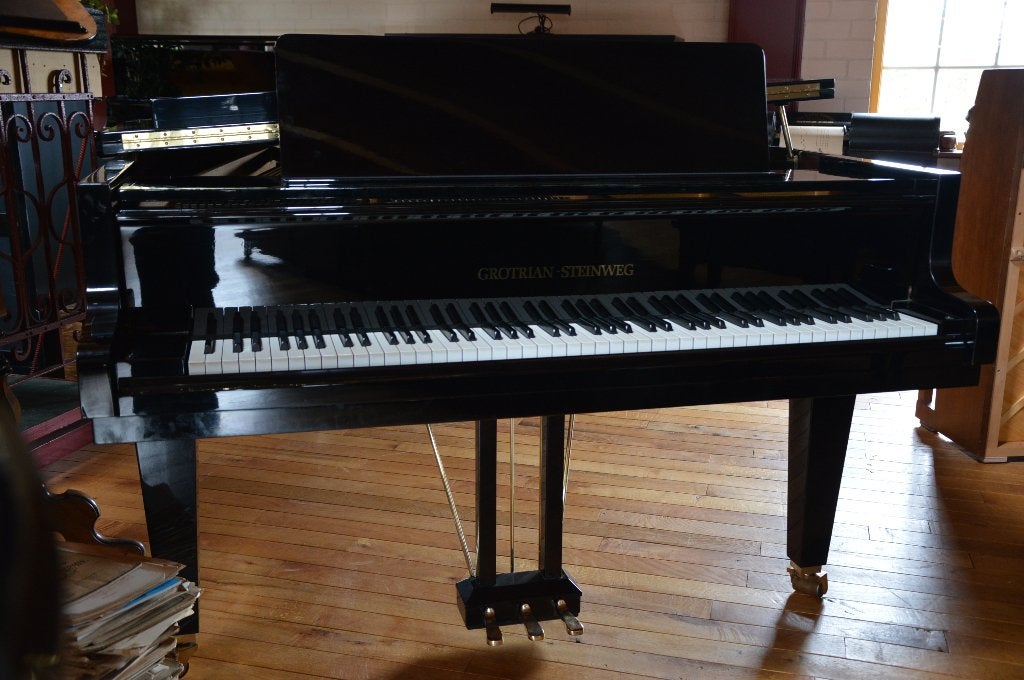 Grotrian Steinweg vleugel, Muziek en Instrumenten, Zwart, Ophalen of Verzenden, Zo goed als nieuw, Hoogglans