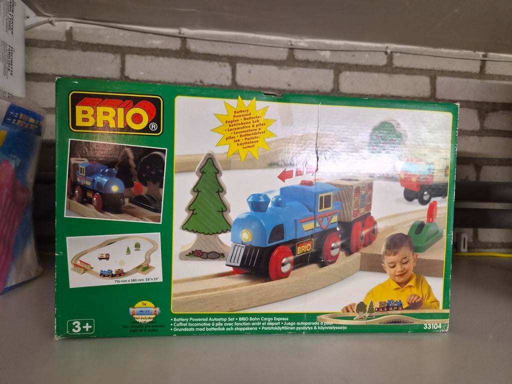 Nieuwe BRIO Treinset op Batterij - Cargo Express, Verzenden, Nieuw