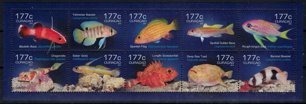 B917 Curacao V252/61 postfris Vissen, Verzenden, Postfris