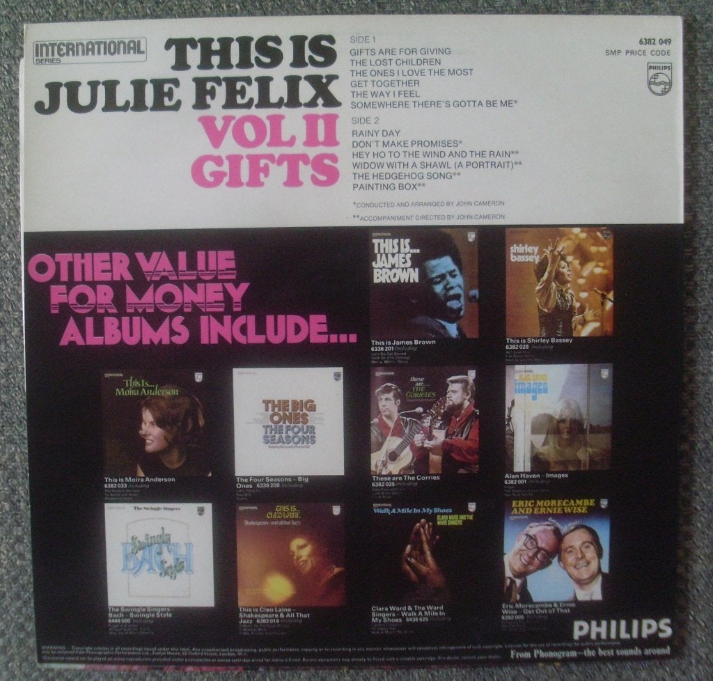 Julie Felix - This Is Julie Felix - Vol. II / Gifts (LP), LP, Ophalen of Verzenden, Zo goed als nieuw, Folk