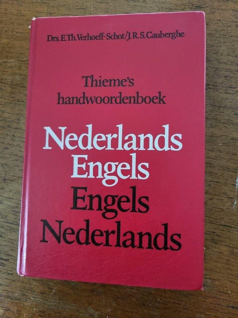 Thiemes handwoordenboek    Ne en En., Ophalen of Verzenden, Gelezen, Overige uitgevers, Engels