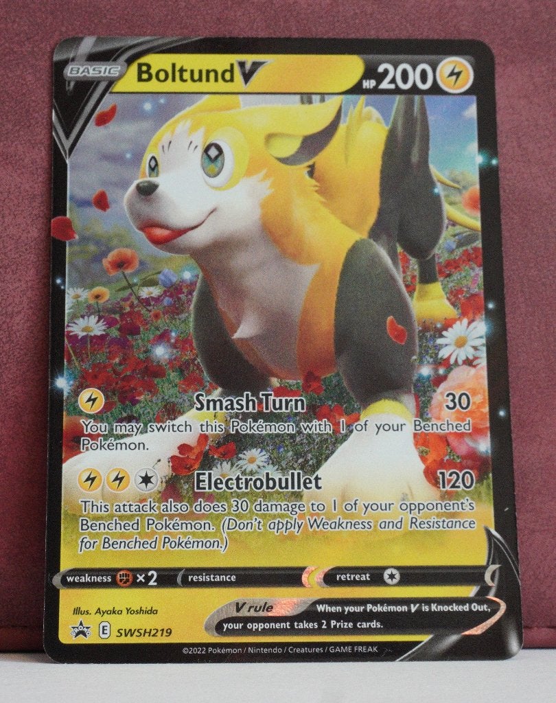 Boltund V SWSH219 SWSH Black Star Promos Pokémon Kaart, Hobby en Vrije tijd, Verzamelkaartspellen | Pokémon, Verzenden, Nieuw