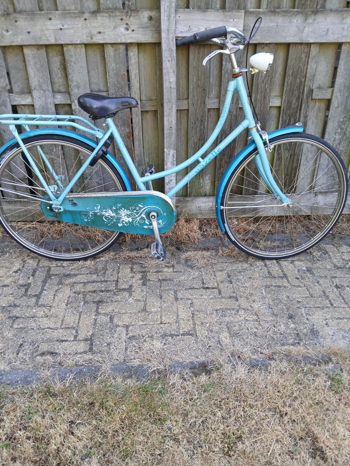 gazelle meisjesfiets 26 inch, Terugtraprem, Gebruikt, Handrem, Gazelle