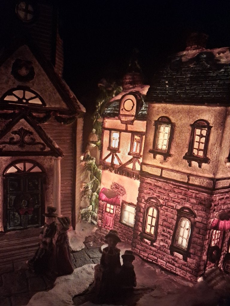 Kerstdorp, Diversen, Kerst, Ophalen of Verzenden, Gebruikt