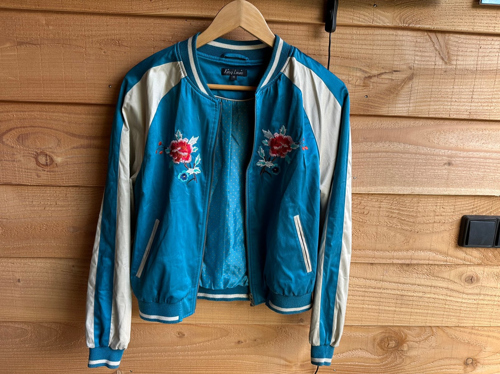 King Louie bomber jas maat M dames, Ophalen of Verzenden, Zo goed als nieuw
