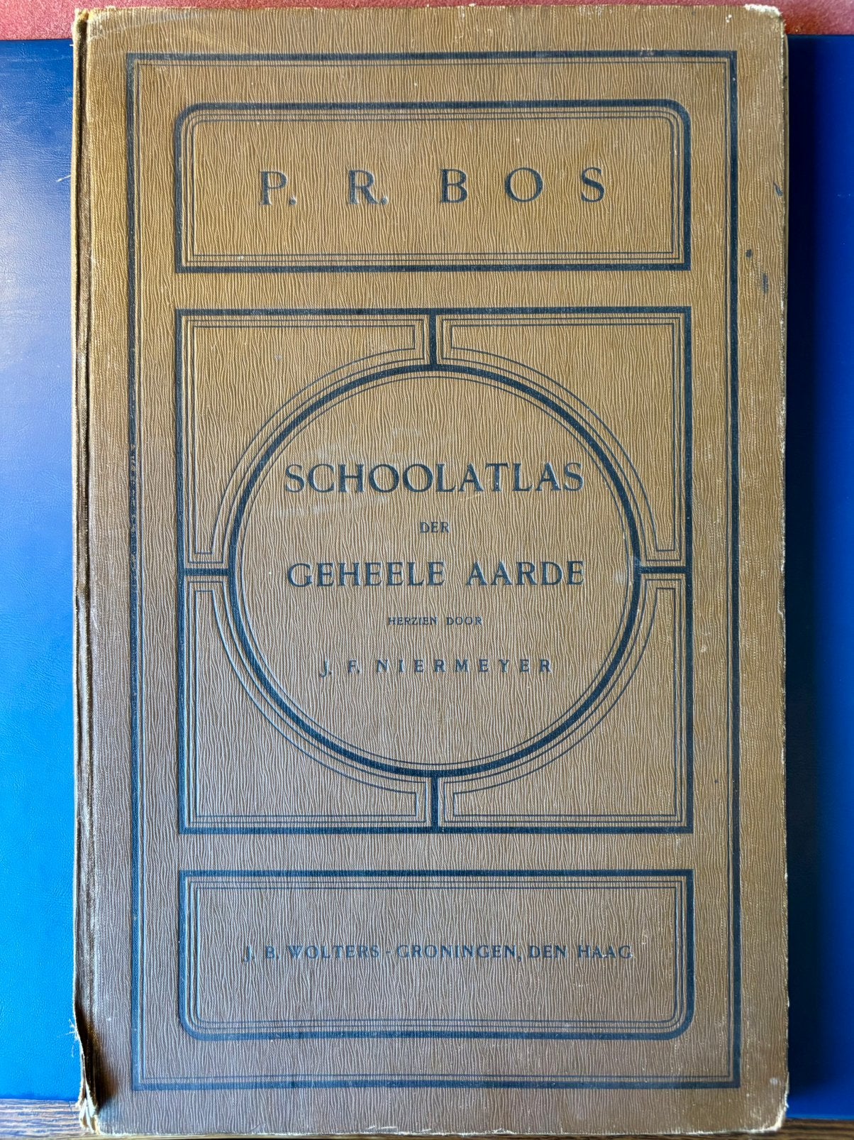 Schoolatlas bosatlas der geheele aarde, 1921, 26e druk, Gelezen, Bosatlas, 2000 tot heden, Ophalen of Verzenden