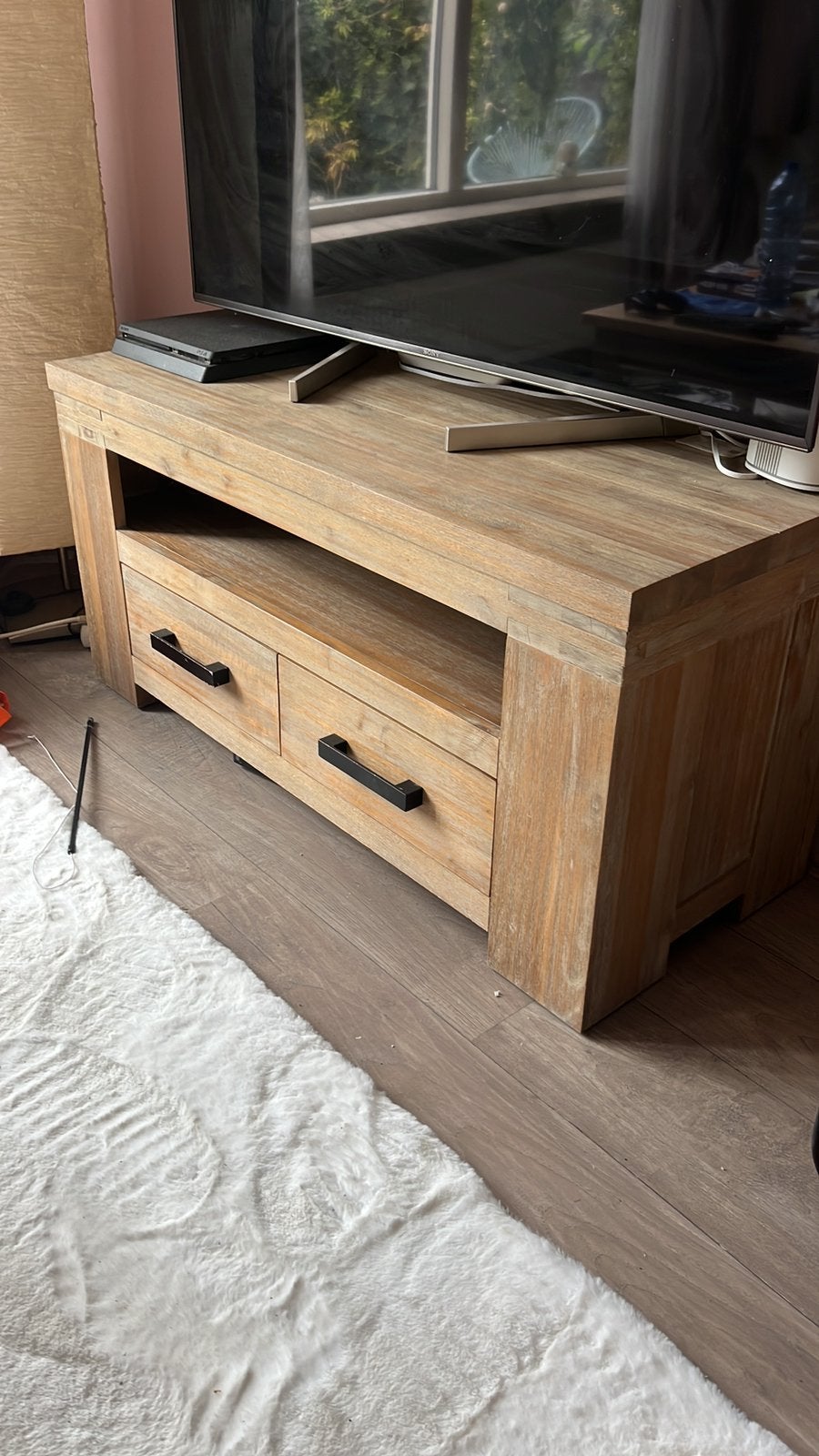 Tv/Televisie meubel kast, Ophalen, 100 tot 150 cm, Zo goed als nieuw, Minder dan 100 cm