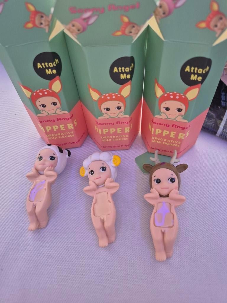 Sonny Angels Hipper - Drie Figuren met Doosjes en Zakje, Ophalen of Verzenden