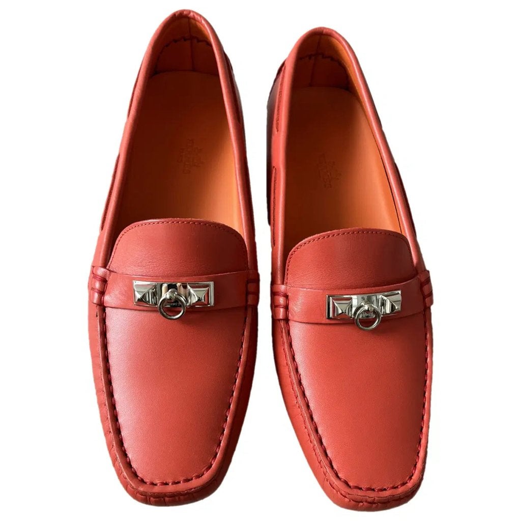 Hermès Irving Platte schoenen Leder - 41, Overige kleuren, Instappers, Ophalen of Verzenden, 24 Rue du Faubourg Saint-Honoré 75008 Parijs
