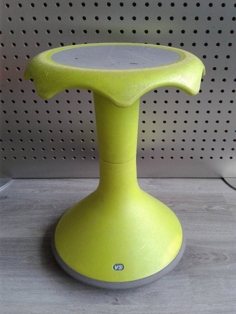 Hokki VS Ergonomische Balans kruk (Groen), Goed Gebruikt!, Gebruikt, Ophalen of Verzenden, https://hokki.com, Bureaukruk
