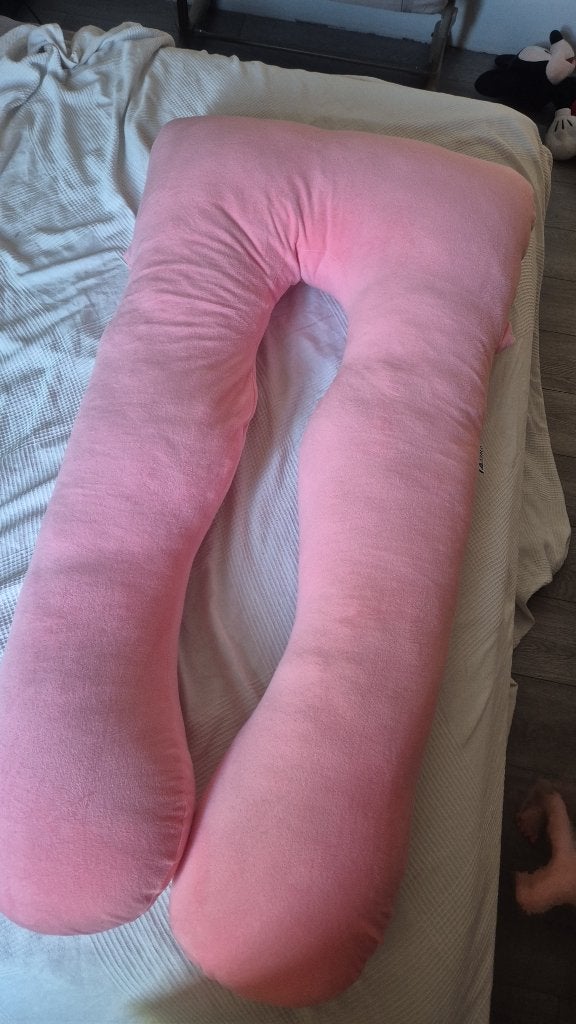 Zwangerschapskussen XXL 280 CM U vorm, Ophalen, Zo goed als nieuw, Voedingskussen