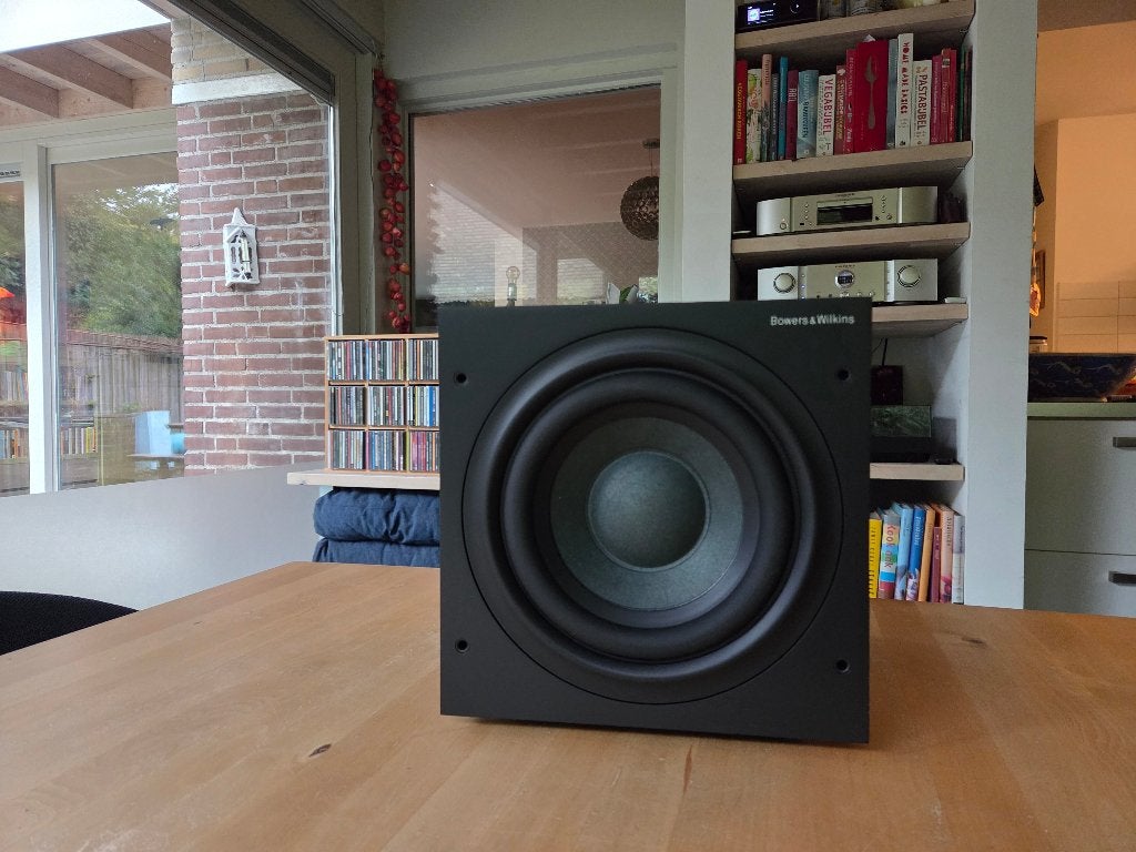 Bowers & Wilkins ASW608 Subwoofer, Subwoofer, Zo goed als nieuw, Bowers & Wilkins (B&W), Ophalen