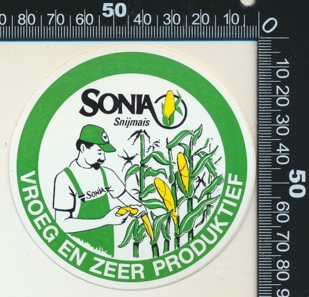 Sticker: Sonia Snijmais, Ophalen of Verzenden, Zo goed als nieuw, Bedrijf of Vereniging