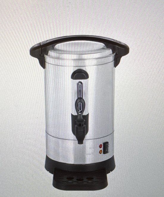 Koffie Percolator - Dubbelwandig - 12 Liter - RVS, Ophalen, Gebruikt, 10 kopjes of meer, Koffiemachine