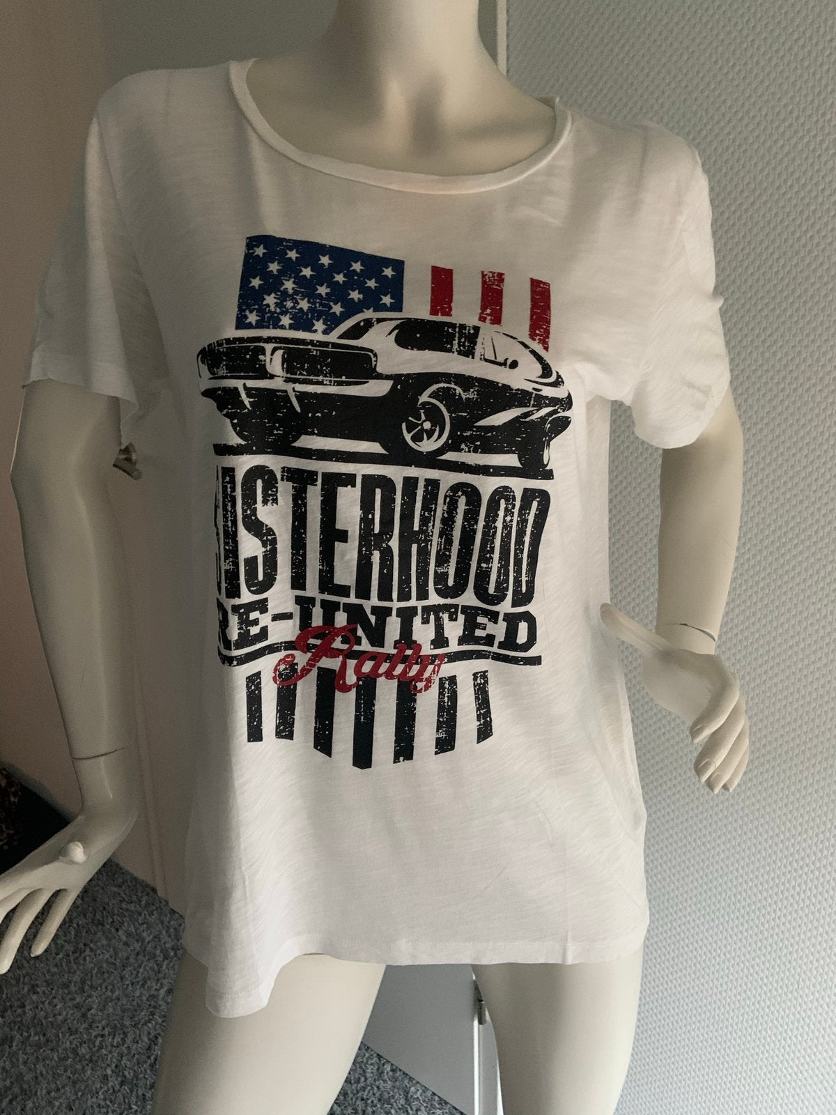 Nikkie shirt by kate moss maat 34, ., Wit, Ophalen of Verzenden, Zo goed als nieuw