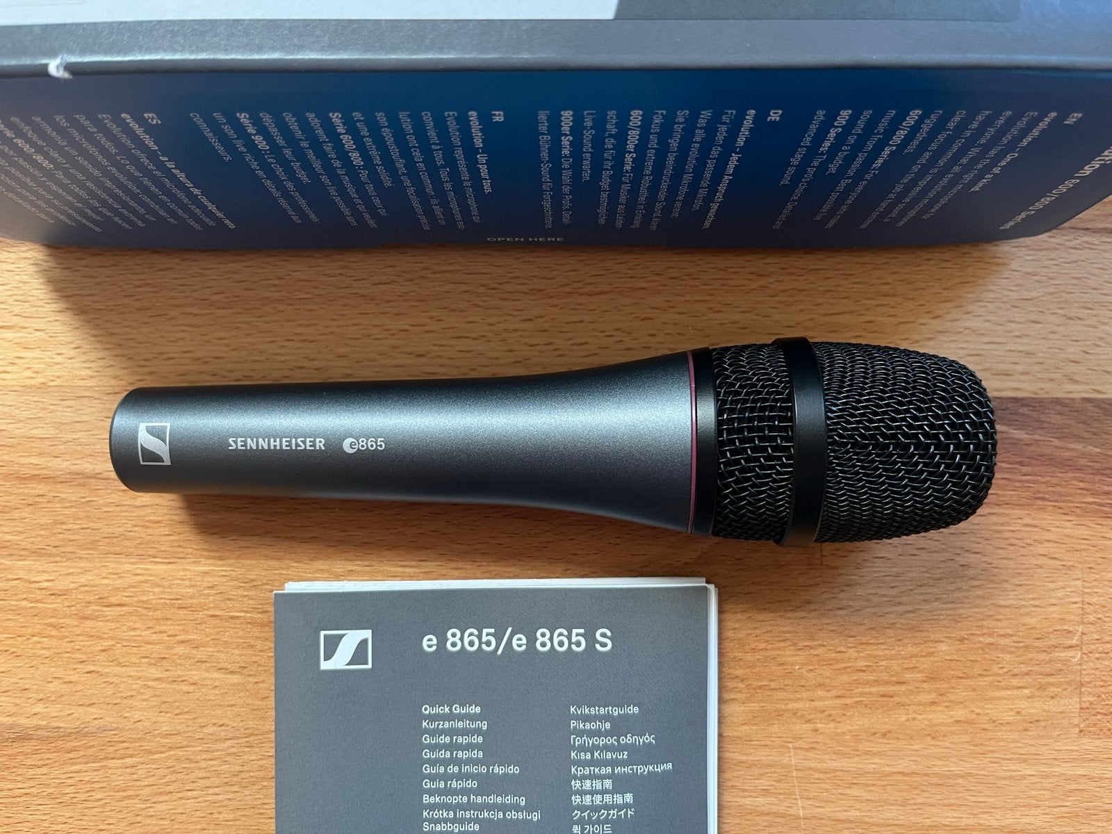 Sennheiser e865 Vocal Microfoon, Ophalen of Verzenden, Zo goed als nieuw, Zangmicrofoon