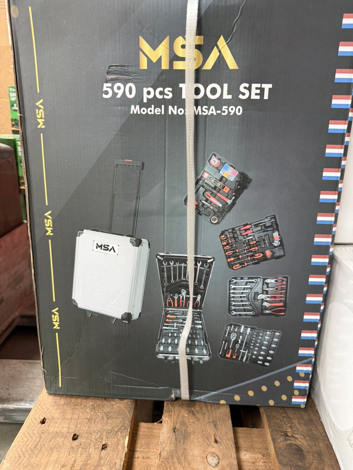 Gereedschap koffer 590 l-delig, Doe-het-zelf en Verbouw, Ophalen of Verzenden, Nieuw