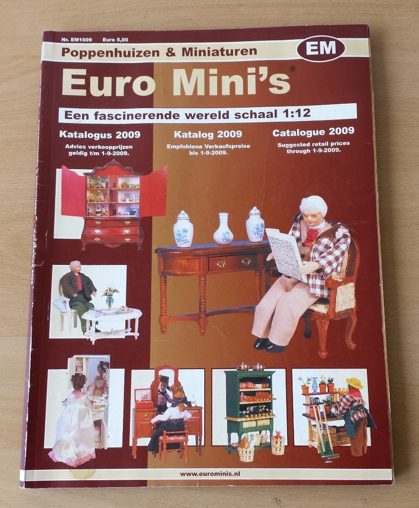 Poppenhuizen & Miniaturen - Euro Mini's - Catalogus 2009, Gebruikt, Overige typen, Ophalen of Verzenden, Nvt