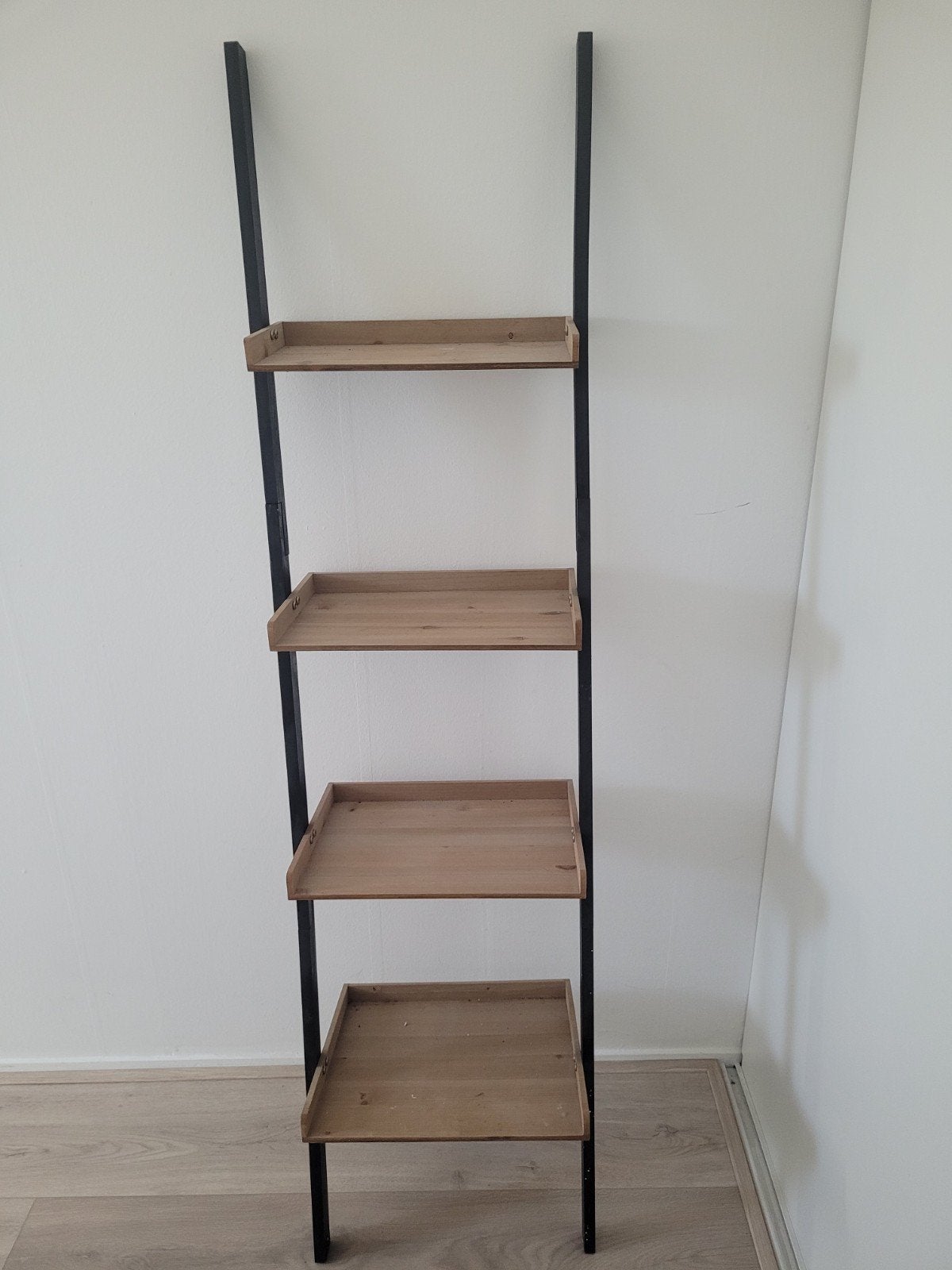 Decoratie Rek / Wandrek met 4 Plateaus - Hout, Ophalen, 50 tot 100 cm, Zo goed als nieuw, Minder dan 100 cm