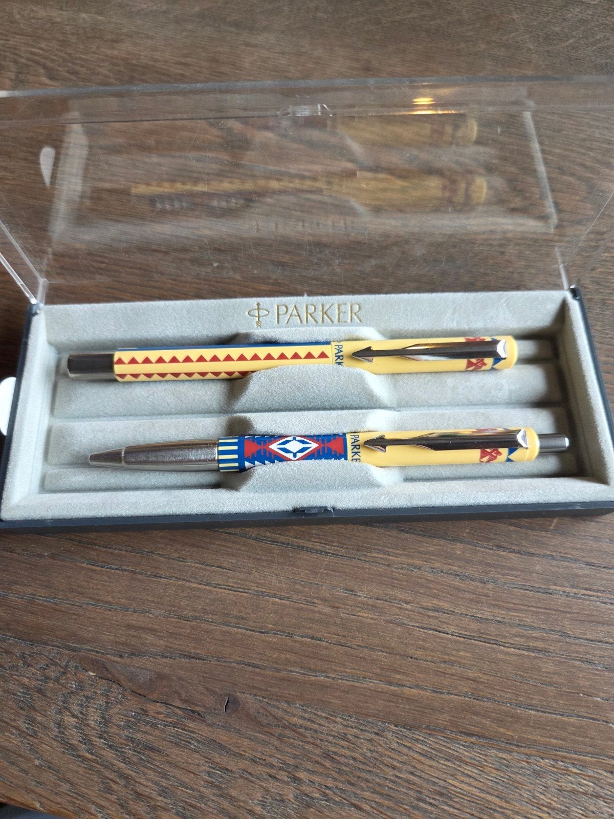 Parker Pennenset - Balpen en Vulpotlood in doosje, Verzamelen, Pennenverzamelingen, Pennenset, Parker, Met doosje, Ophalen of Verzenden