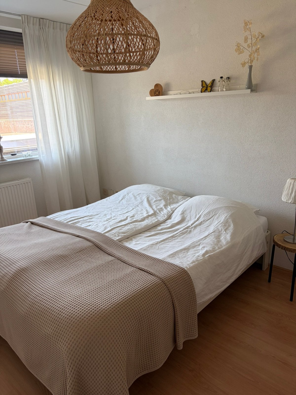 Auping tweepersoonsbed 160x200, Ophalen, Tweepersoons, 180 cm, Hout