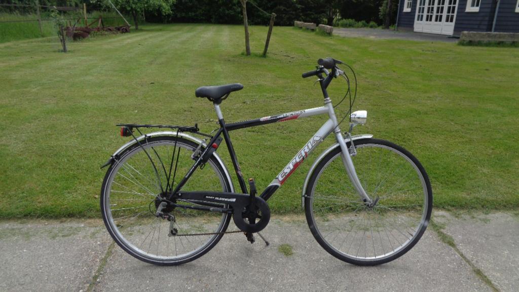 Esperia 6900 Universal herenfiets -6 versn./52 fr./28 inch-, Gebruikt, Velgrem, Versnellingen, 49 tot 53 cm