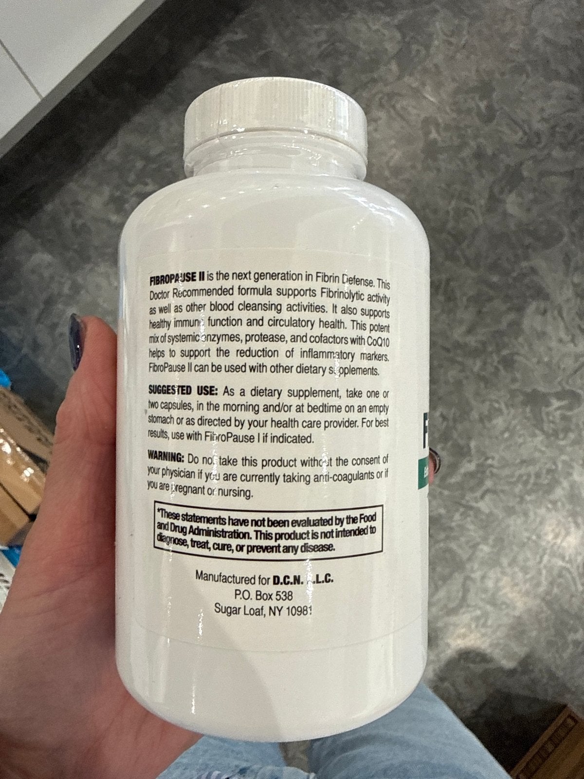 FibroPause II - Voedingssupplement 300 capsules, Ophalen of Verzenden, Nieuw, Poeder of Drank