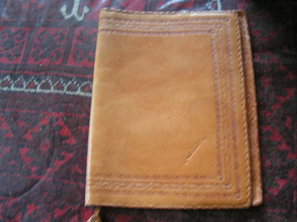 Leren Boek omslag, Antiek en Kunst, Ophalen of Verzenden