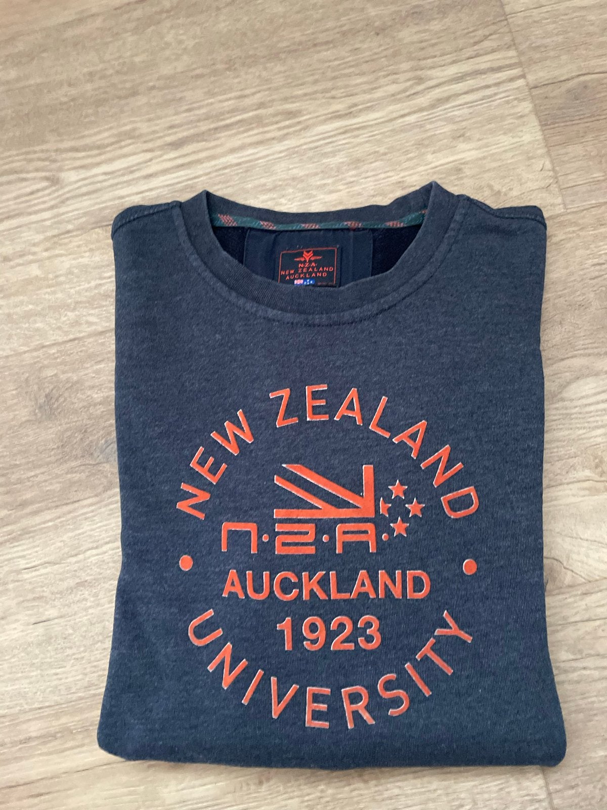 New Zealand Auckland University sweater heren, Ophalen of Verzenden, Gedragen, Maat 48/50 (M), Blauw