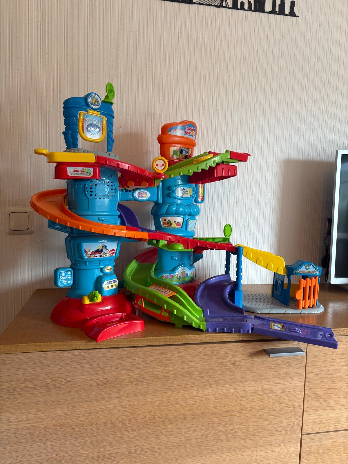 VTech Toet Toet Auto's Politietoren, Ophalen of Verzenden, Gebruikt