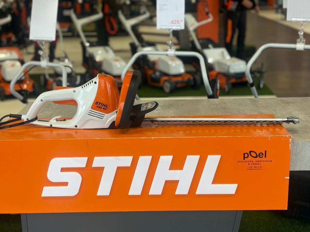 STIHL HSE 42 – 6 Maanden GARANTIE incl geslepen messen, Ophalen of Verzenden, Gebruikt, Elektrisch